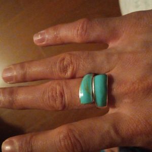 925 Sterling silver turquoise ring